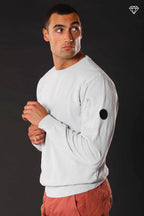 Marlon sudadera de hombre en algodón logo edition ①