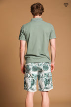 Leopardi polo homme en piqué avec détails sartoriaux ①