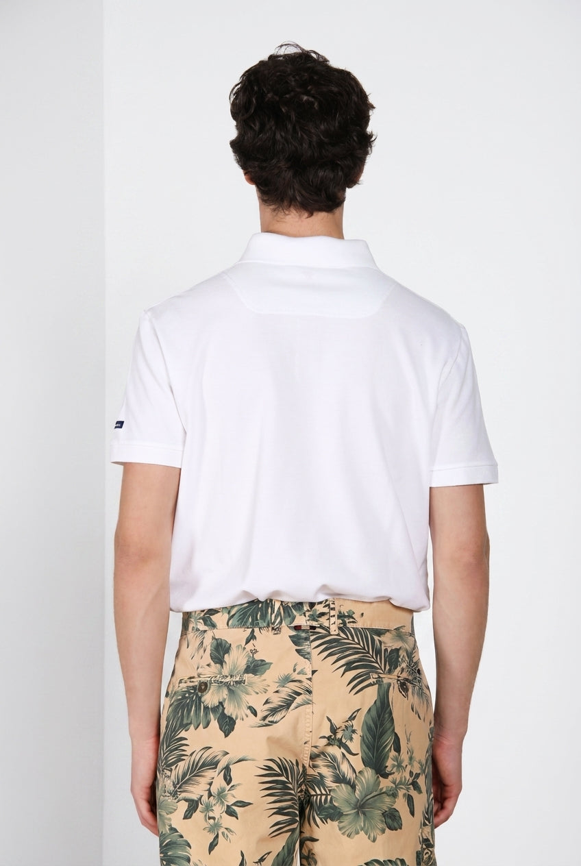 Leopardi polo uomo in piquet ①