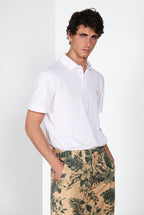 Leopardi polo uomo in piquet ①