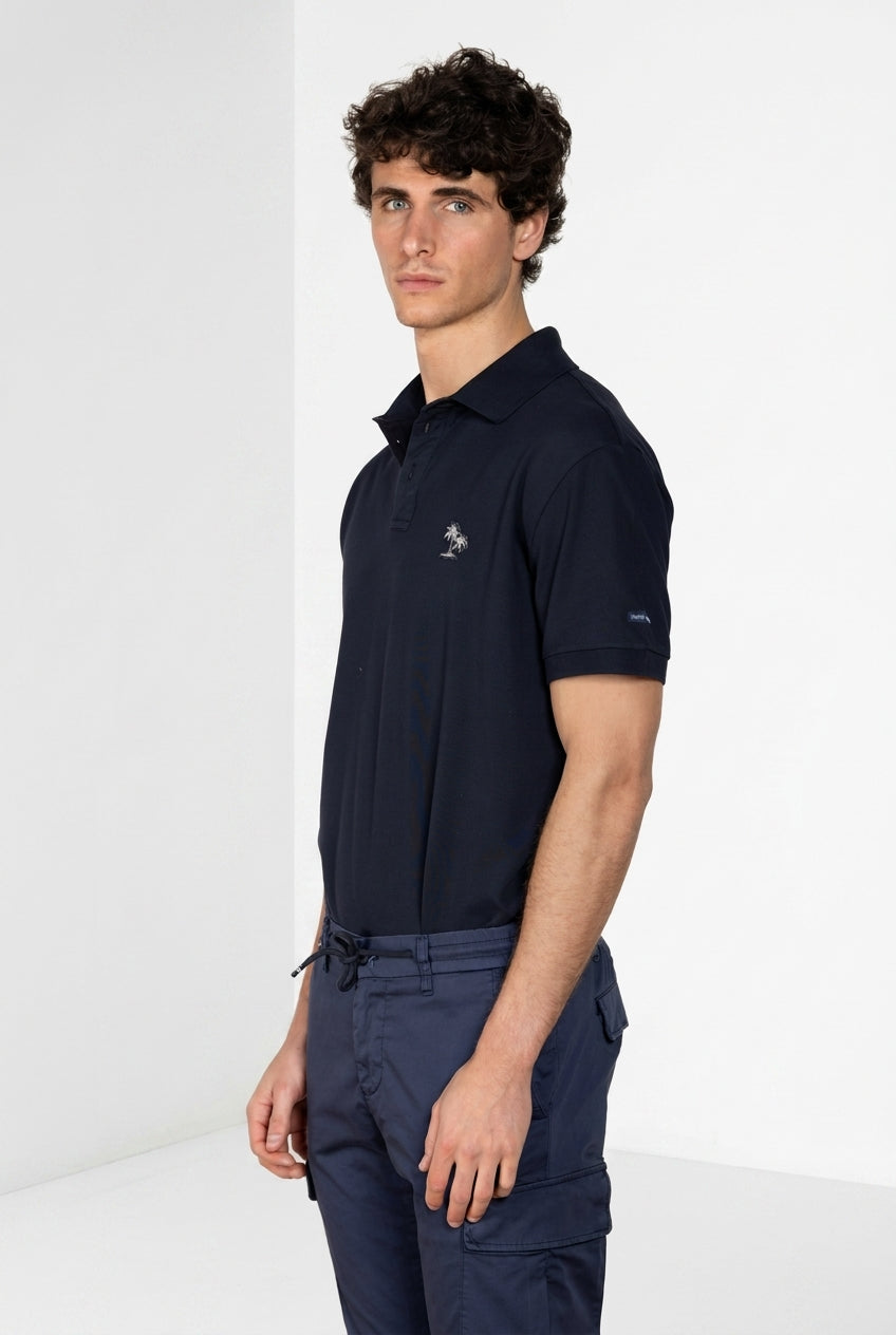 Leopardi polo hombre en piqué ①