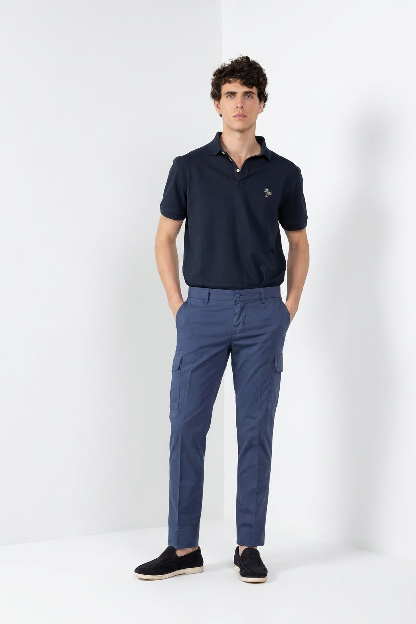 Leopardi polo hombre en piqué ①