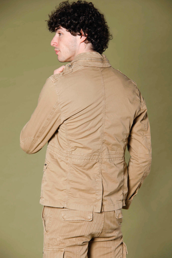 immagine 4 di field jacket uomo in twill di cotone modello m74 colore kaki di mason's