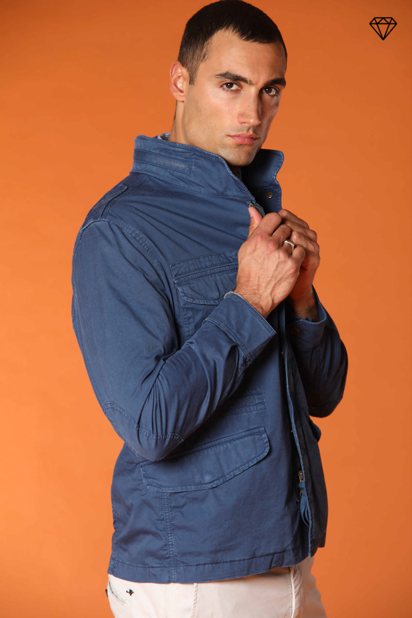 Field Jacket M74 Men in lightweight stretch Pima cotton twill ①