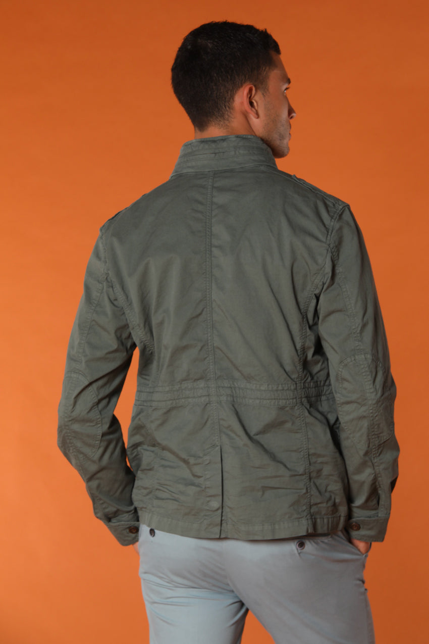 Field Jacket M74 Men in lightweight stretch pima cotton twill ①