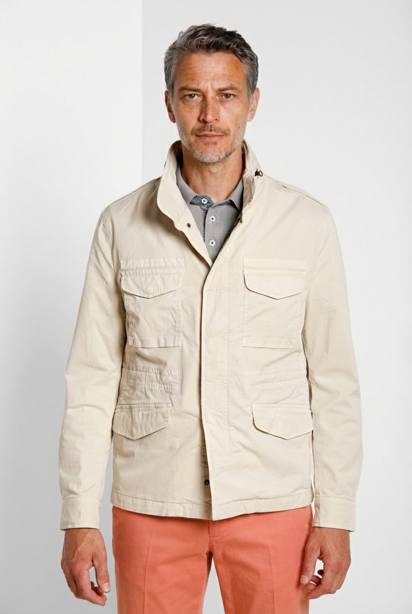 Jacket M74 delamere men's jacket in twill stretch