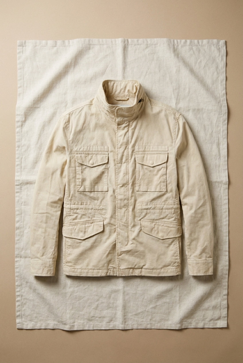 Jacket M74 delamere uomo in twill stretch