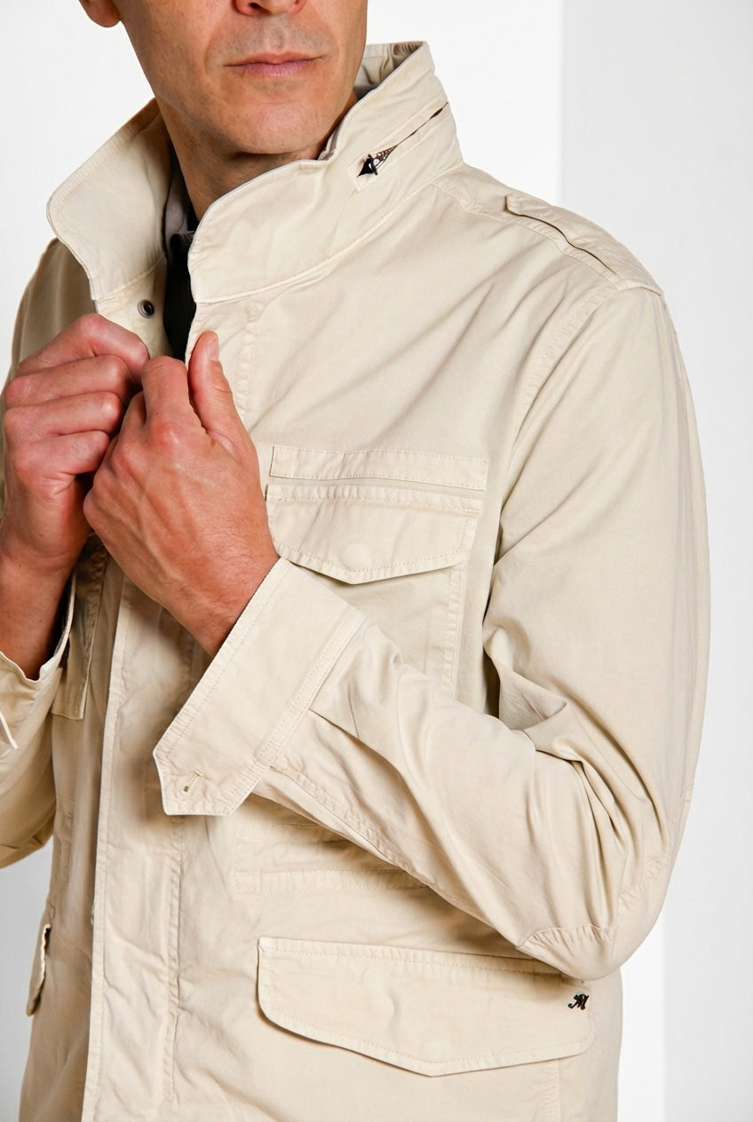 Jacket M74 delamere uomo in twill stretch