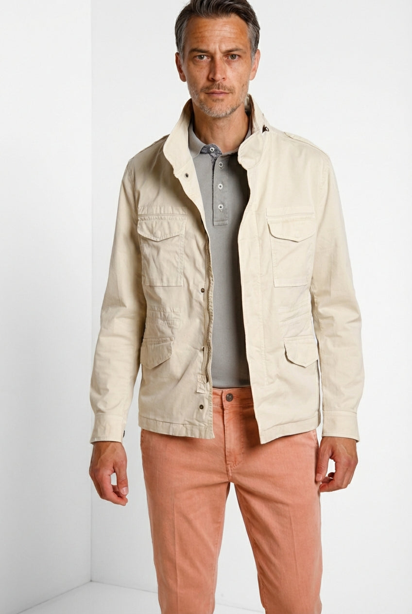 Jacket M74 delamere uomo in twill stretch
