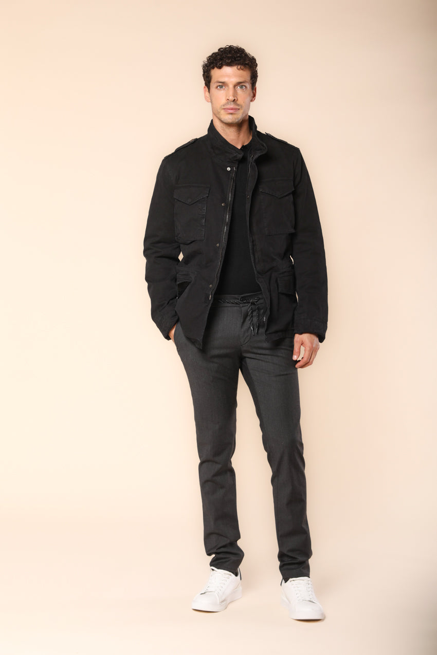 Field Jacket M74 uomo in cotone stretch slim fit