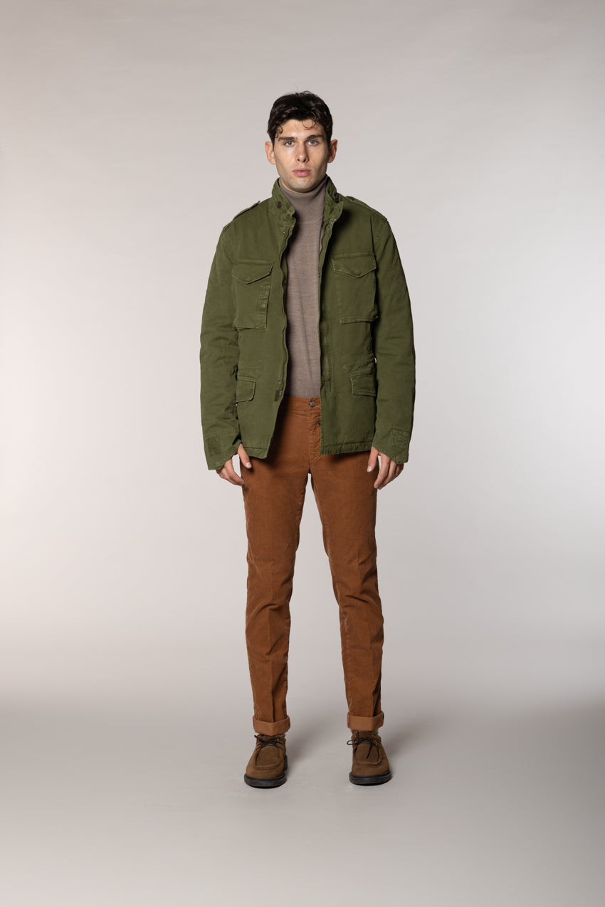 Field Jacket M74 uomo in cotone stretch