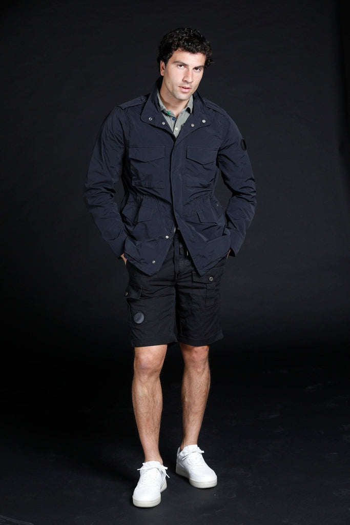 Field Mason’s giacca uomo in nylon stretch Logo edition