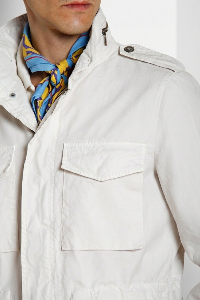 Field Jacket M74 uomo in canvas oxford