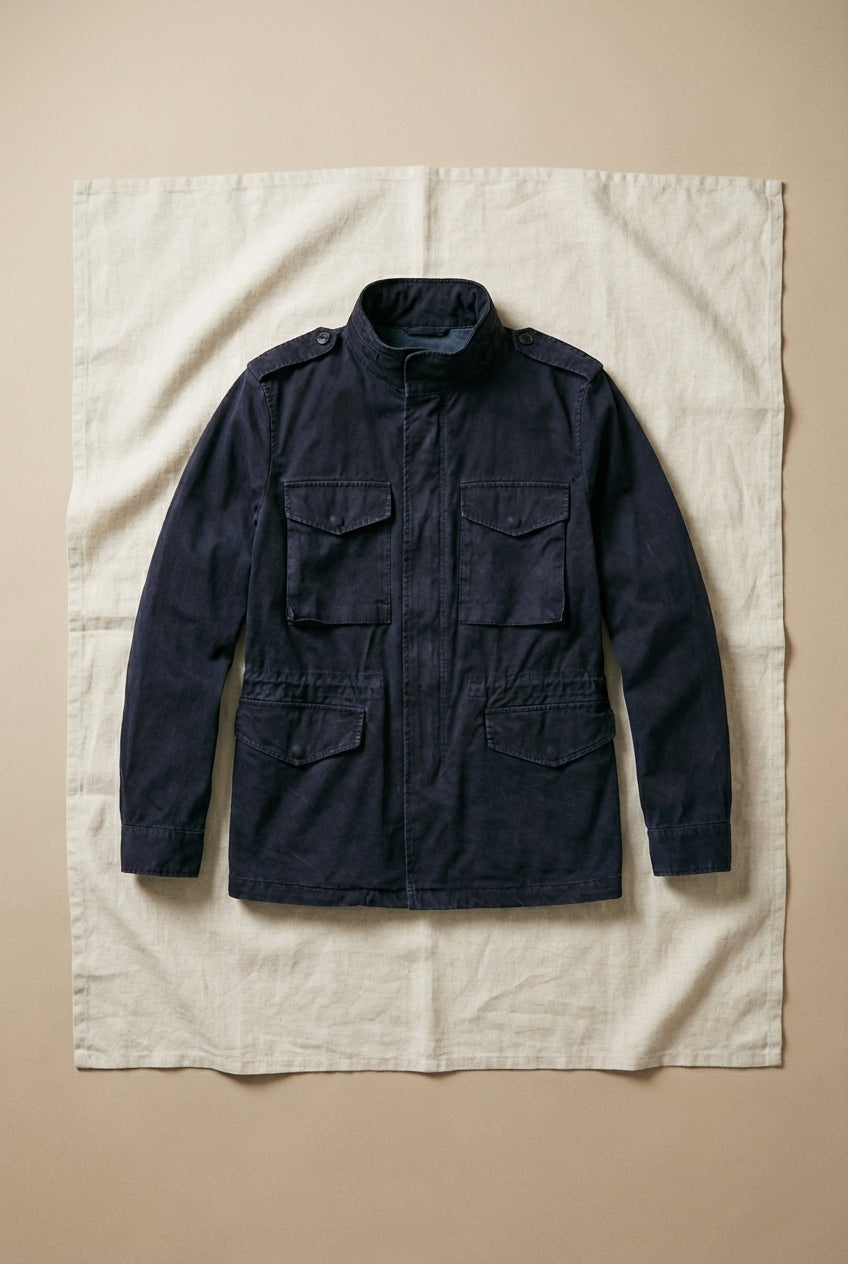 Field Jacket M74 uomo in canvas oxford ①