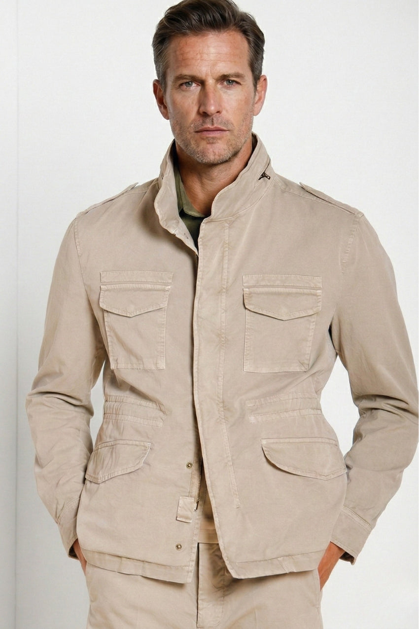 Jacket M74 delamere uomo in twill stretch