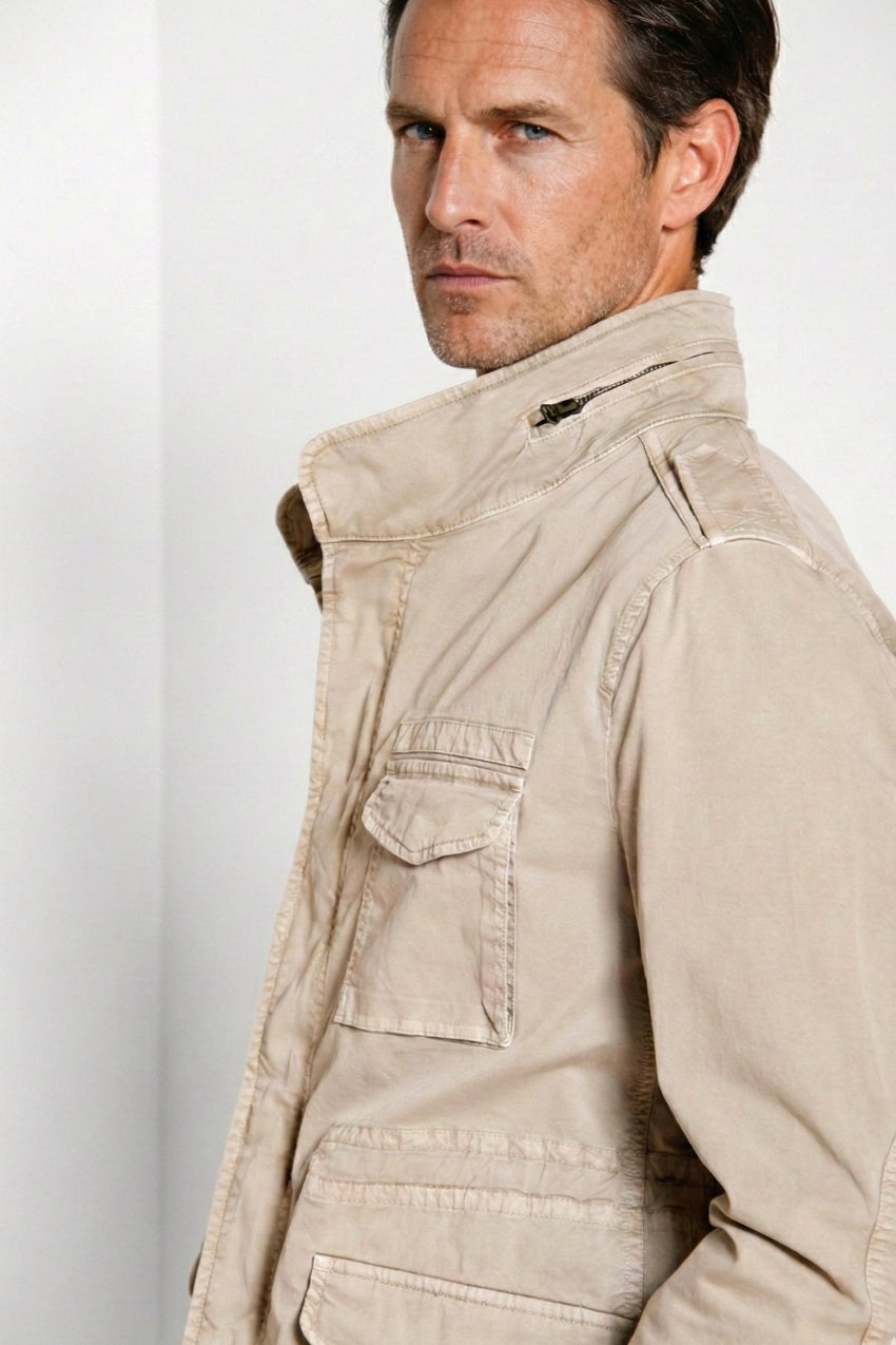 Jacket M74 delamere uomo in twill stretch