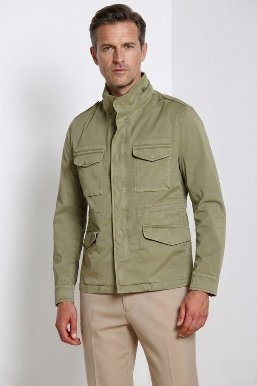 Jacket M74 delamere uomo in twill stretch