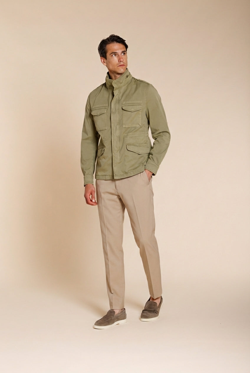 Jacket M74 delamere uomo in twill stretch