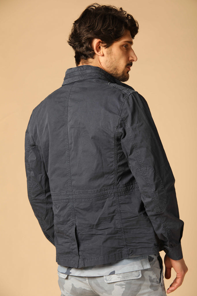 immagine 5 di field jacket uomo modello M74 blu navy fit regular di Mason's