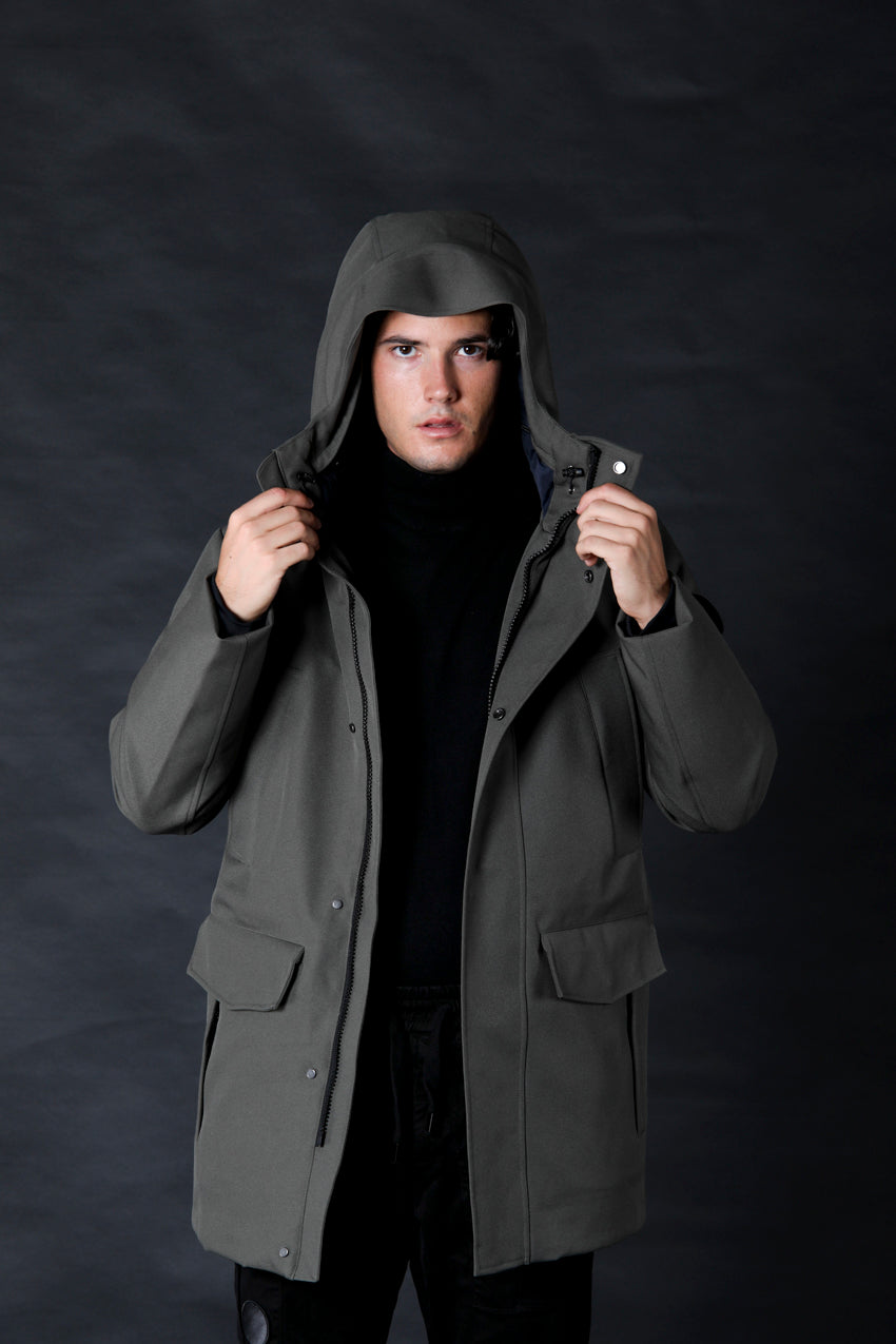 Salt Lake parka homme en nylon édition limitée coupe regulière ①