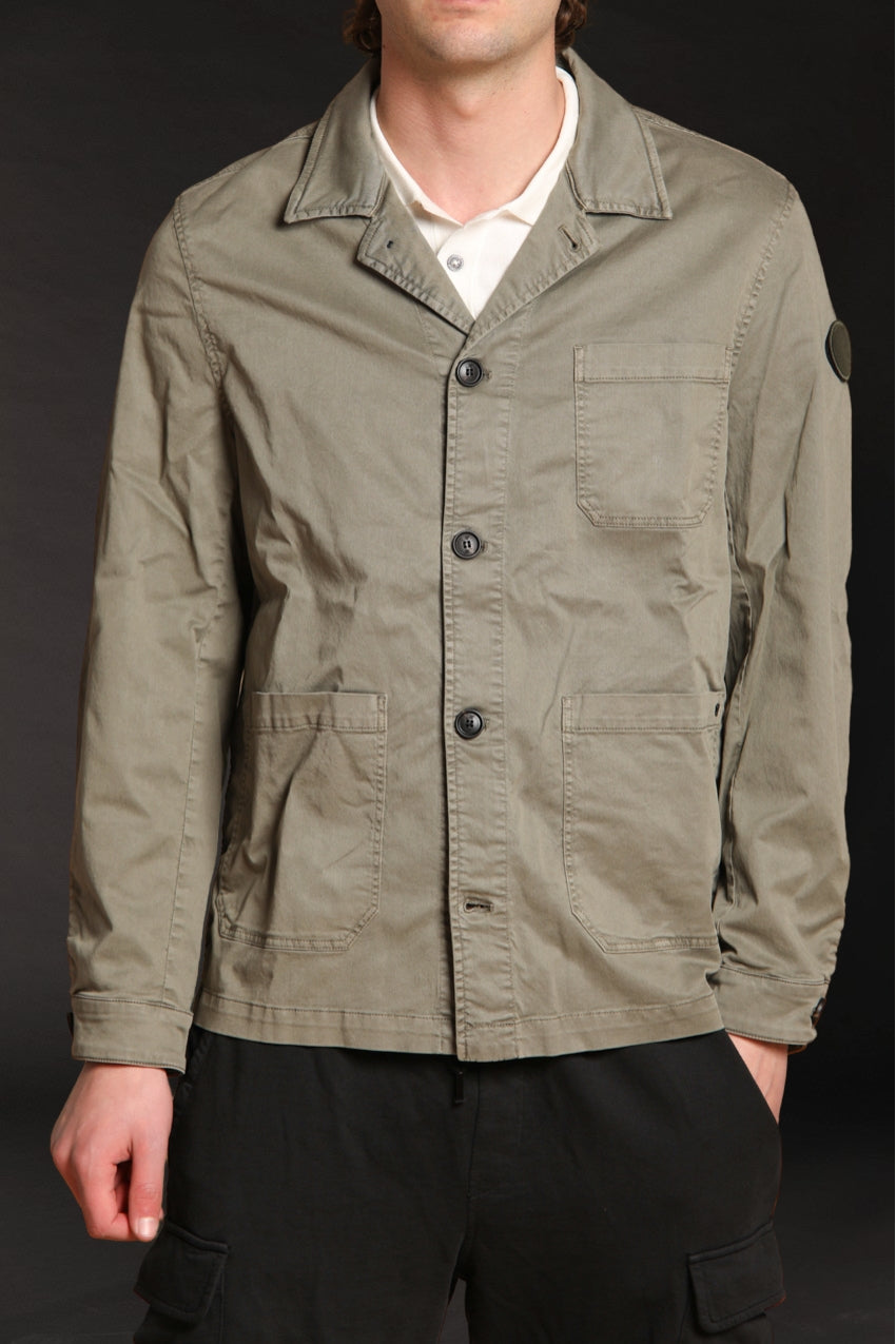 M74 Work Jacket field jacket homme logo edition en coton et tencel ①