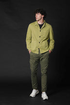 M74 Work Jacket men's field jacket logo edition in cotton and tencel ①