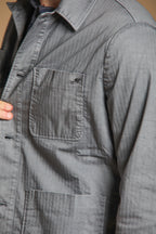 James overshirt en algodón chevron