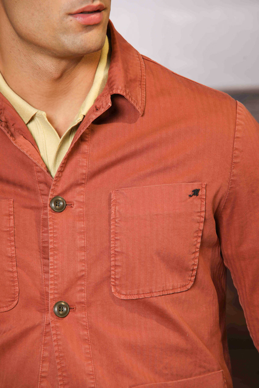 James overshirt en algodón chevron 