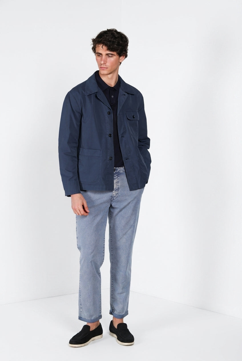 Work Jacke Overshirt Herren aus Oxford-Canvas ①