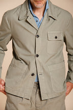 Work chaqueta sobrecamisa hombre en lona oxford ①