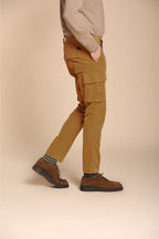 Chile Jogger pantalon cargo homme en velours 1500 raies extra slim fit