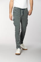 Chile Jogger men's cargo trousers in 1500-wale corduroy extra slim fit