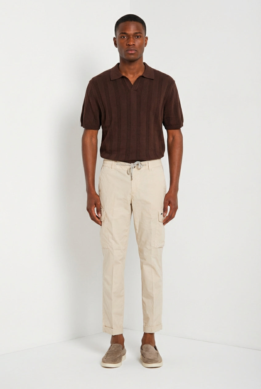 Chile Jogger Herren Cargohose aus Lyocell und Baumwolle Fallschirm-Canvas extra slim fit