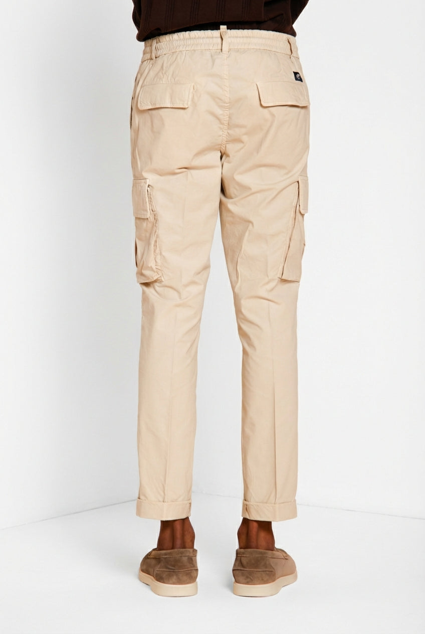 Chile Jogger Herren Cargohose aus Lyocell und Baumwolle Fallschirm-Canvas extra slim fit