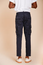 Chile Jogger men's cargo pants in lyocell and cotton parachute canvas extra slim fit