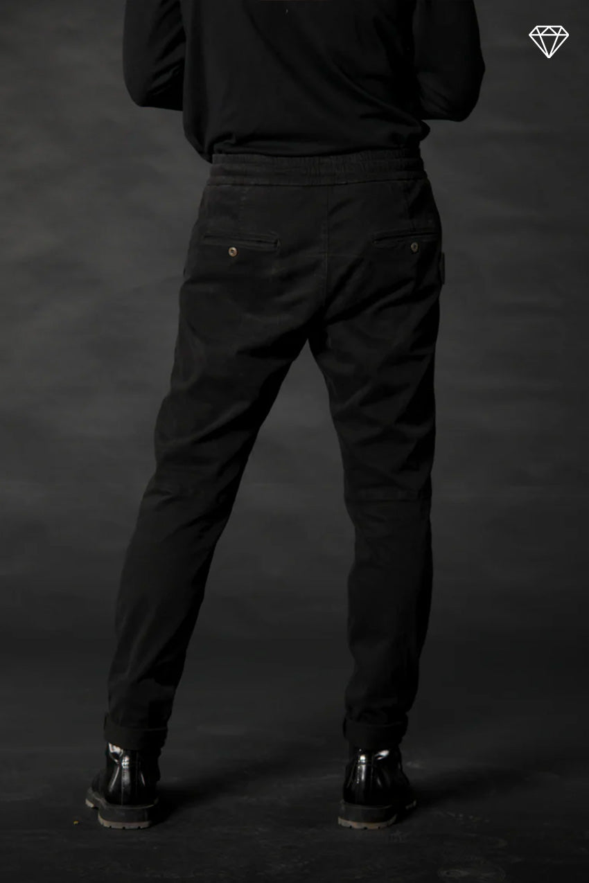 John Sack pantalón chino de hombre en gabardina elástica edición limitada carrot fit ①