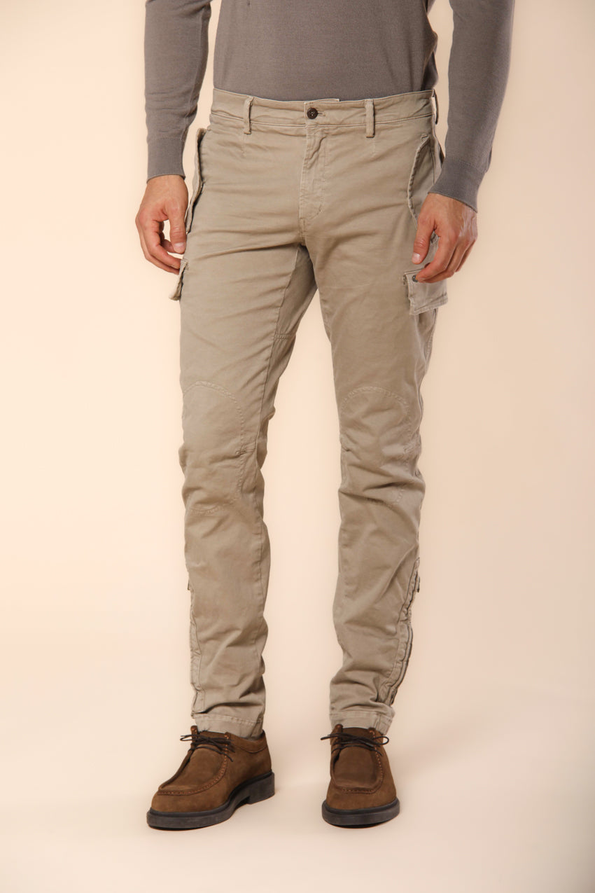 Bolivia men's cargo pants in gabardine regular fit