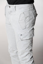 Bolivia  pantalone cargo uomo in gabardina regular fit