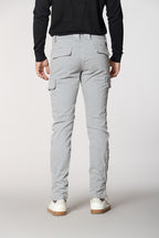 Bolivia  pantalone cargo uomo in gabardina regular fit
