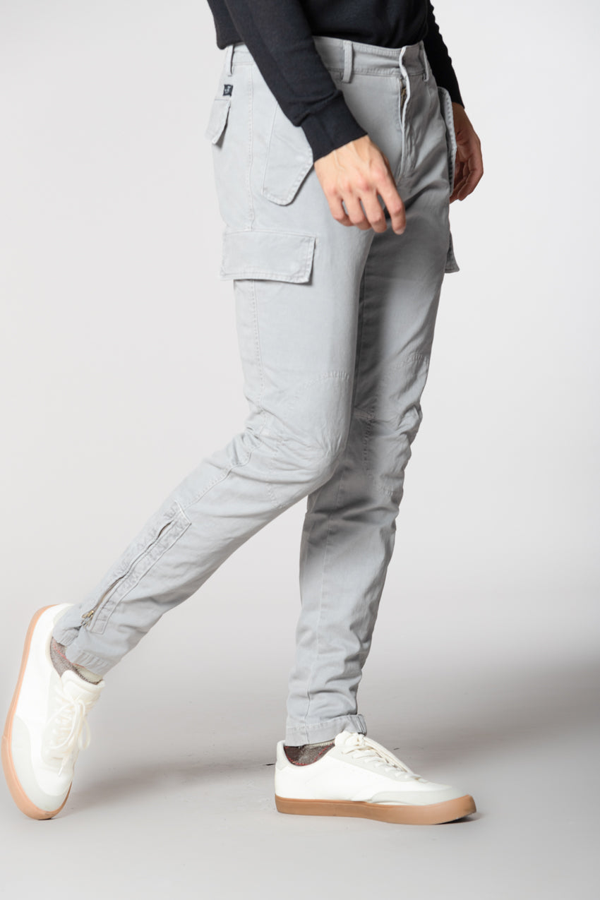 Bolivia  pantalone cargo uomo in gabardina regular fit