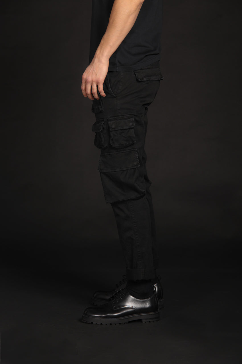 Caracas pantalone cargo uomo in gabardina regular fit