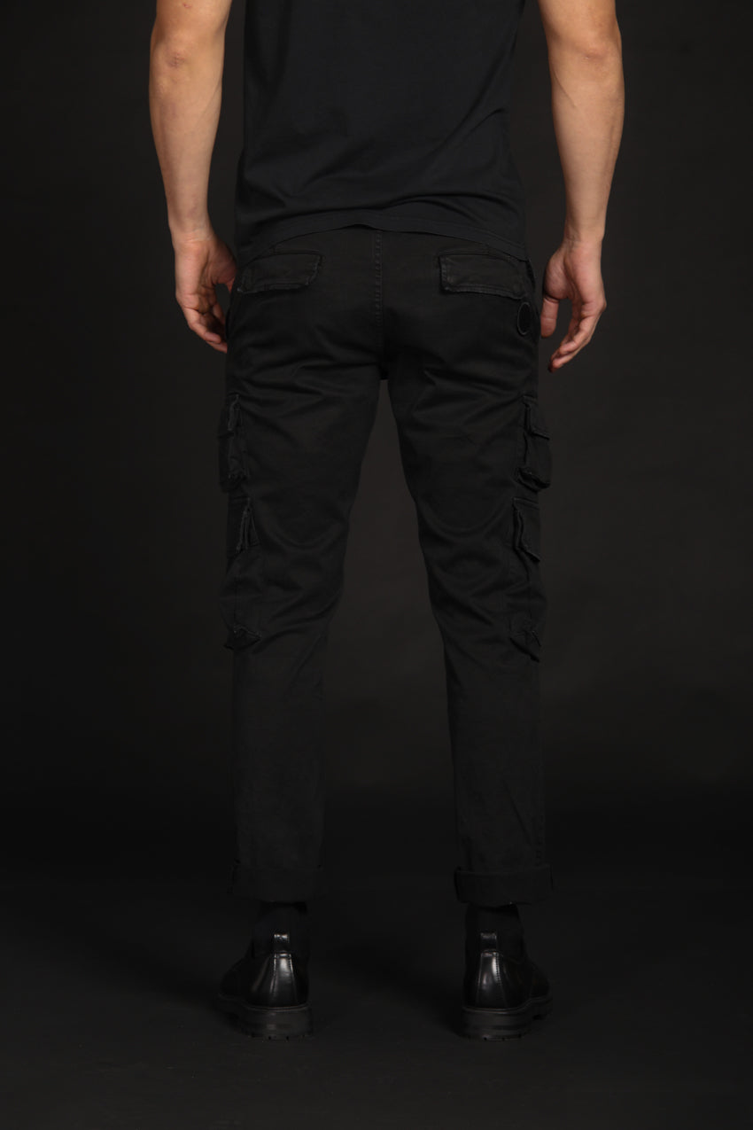 Caracas pantalone cargo uomo in gabardina regular fit