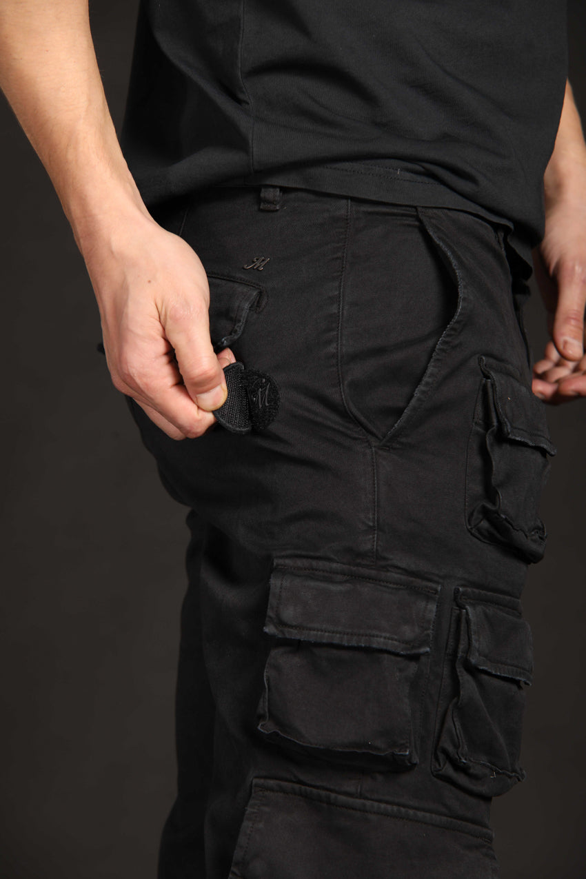 Caracas pantalone cargo uomo in gabardina regular fit