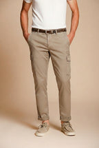 Chile pantalón cargo hombre en gabardina stretch regular fit
