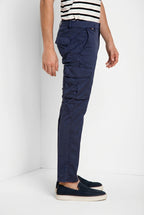 Chile pantalon cargo homme en gabardine stretch regular fit