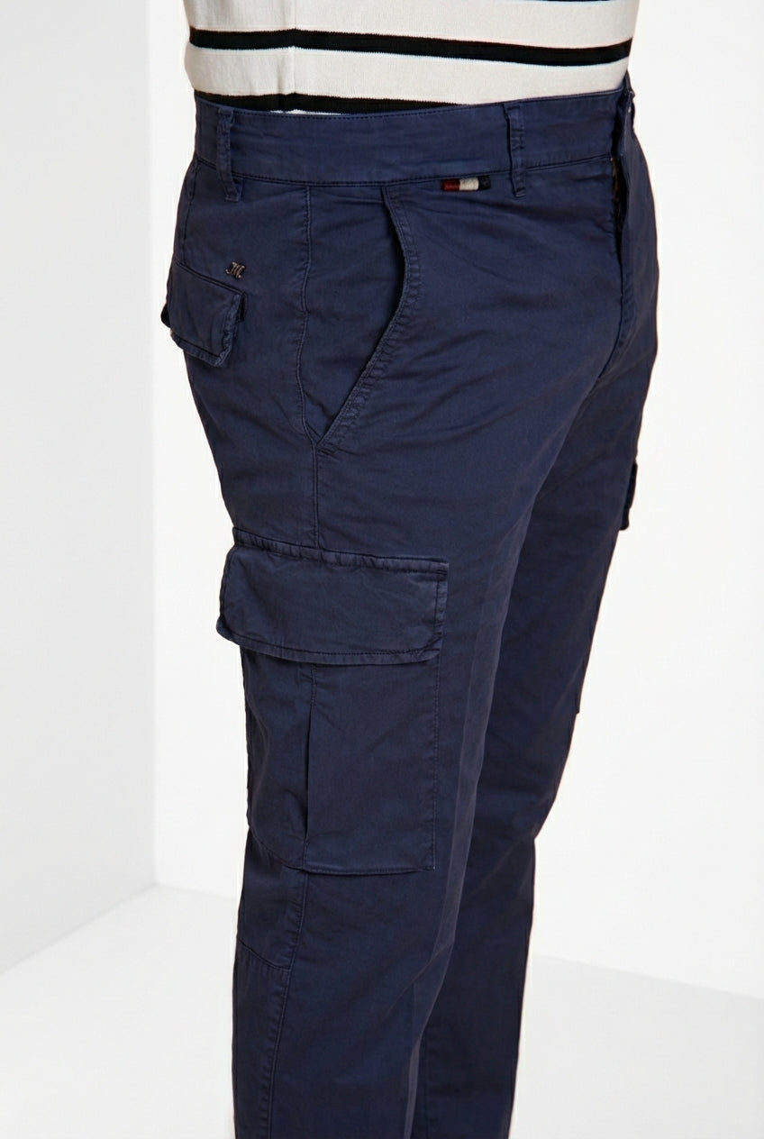 Chile men's cargo pants in stretch gabardine regular fit