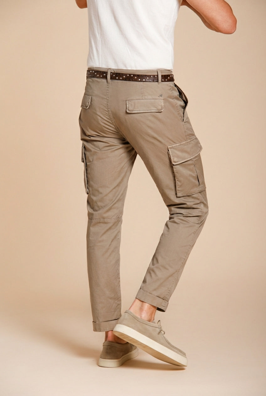 Chile pantalón cargo hombre en gabardina stretch regular fit