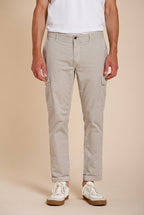 Chile pantalón cargo hombre en gabardina stretch regular fit