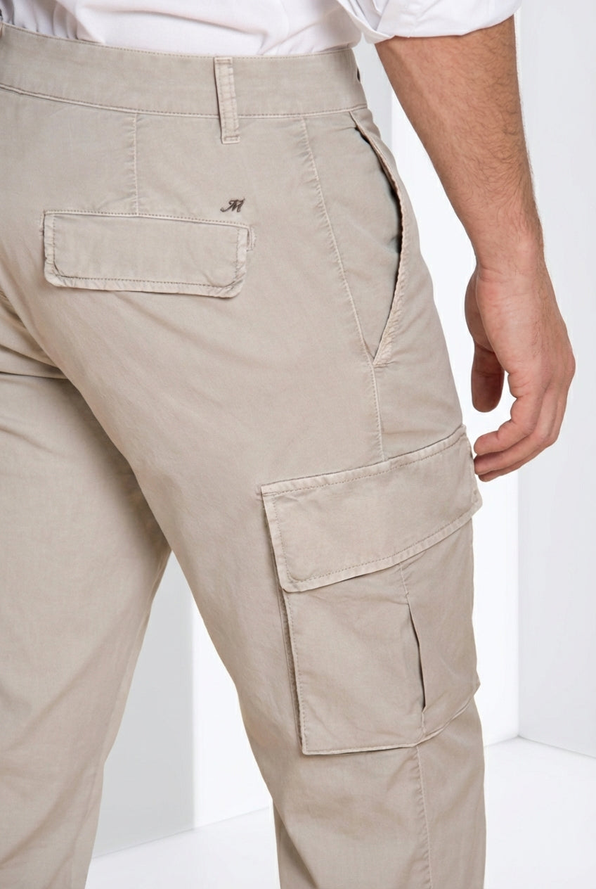 Chile pantalon cargo homme en gabardine stretch regular fit