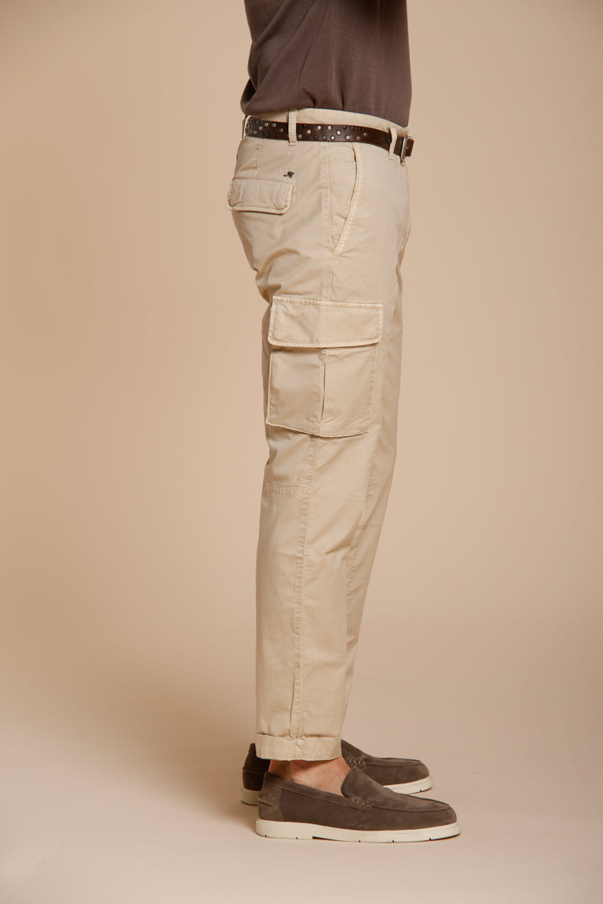 Chile men's cargo pants in stretch gabardine regular fit